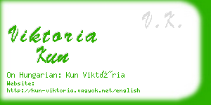 viktoria kun business card